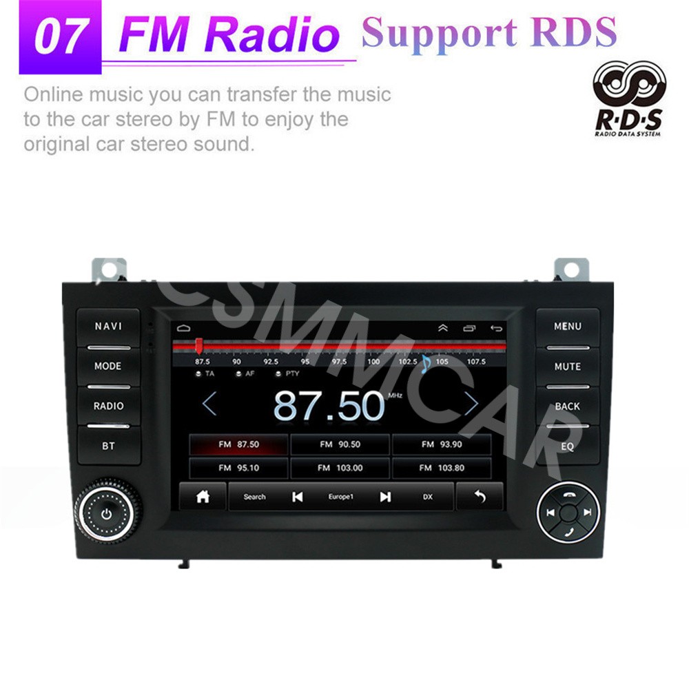 Android 14 Car Radio Player W/CAM Fit For Mercedes Benz SLK-Class R171 2004-2010