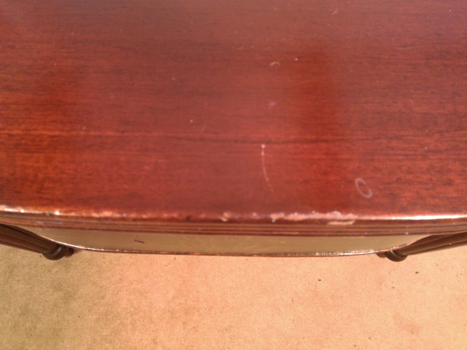 ANTIQUE 18th CENTURY MAHOGANY CARD TABLE ATTRIBUTED TO SAMUEL MCINTYRE~SALEM