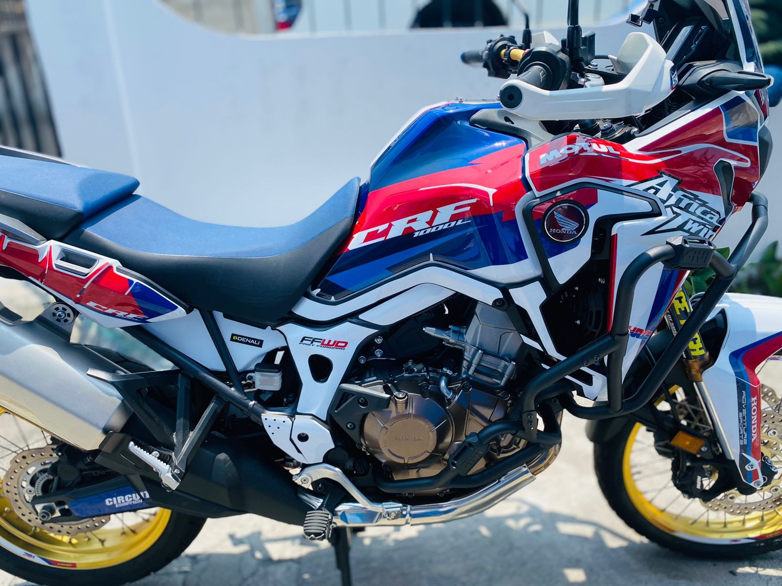 FIT : Honda Africa Twin Crf1000L Crf1000 Graphic-Decal-Sticker kit