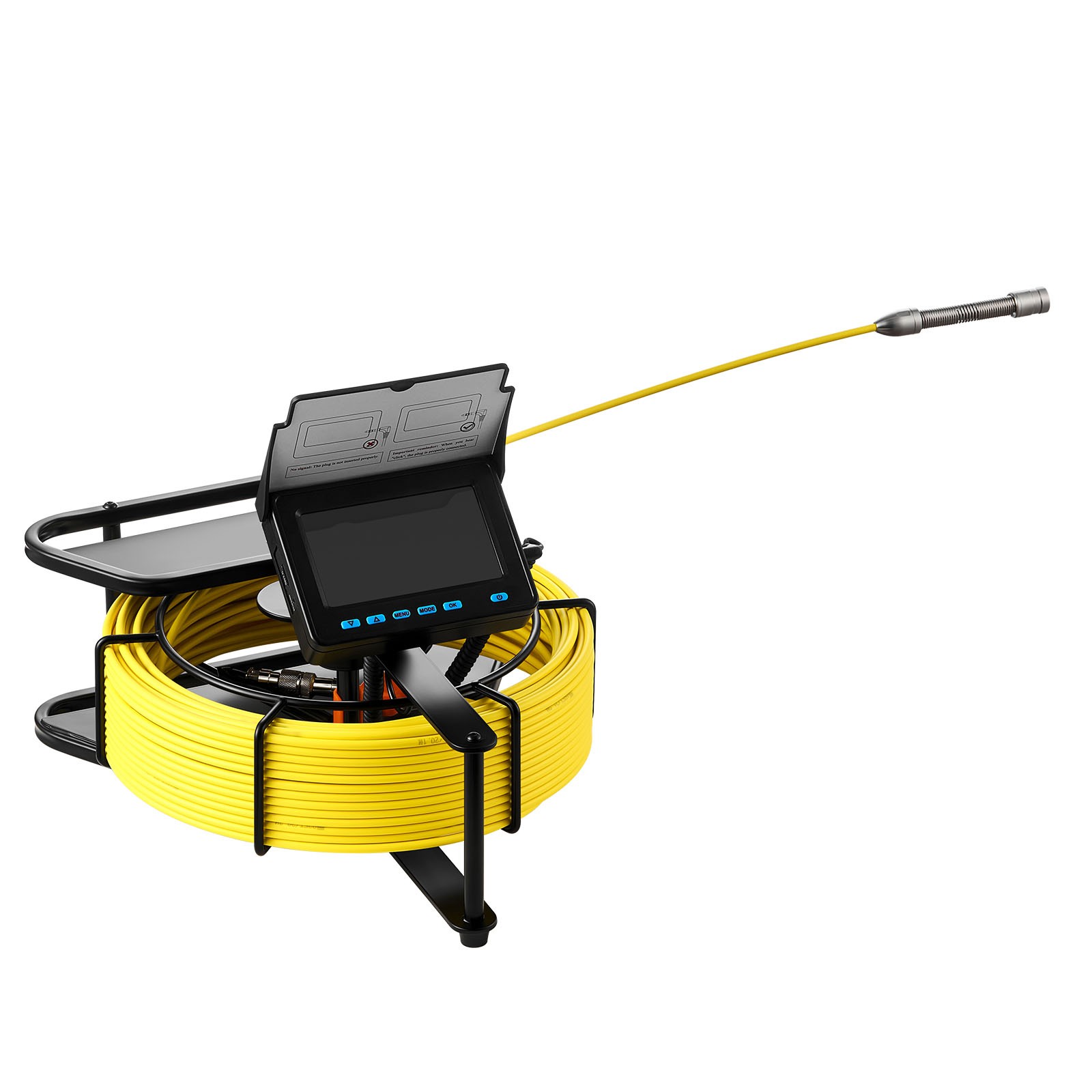 Uimoso 164ft Sewer Inspection Camera with 4.3-inch Screen and Waterproof Design