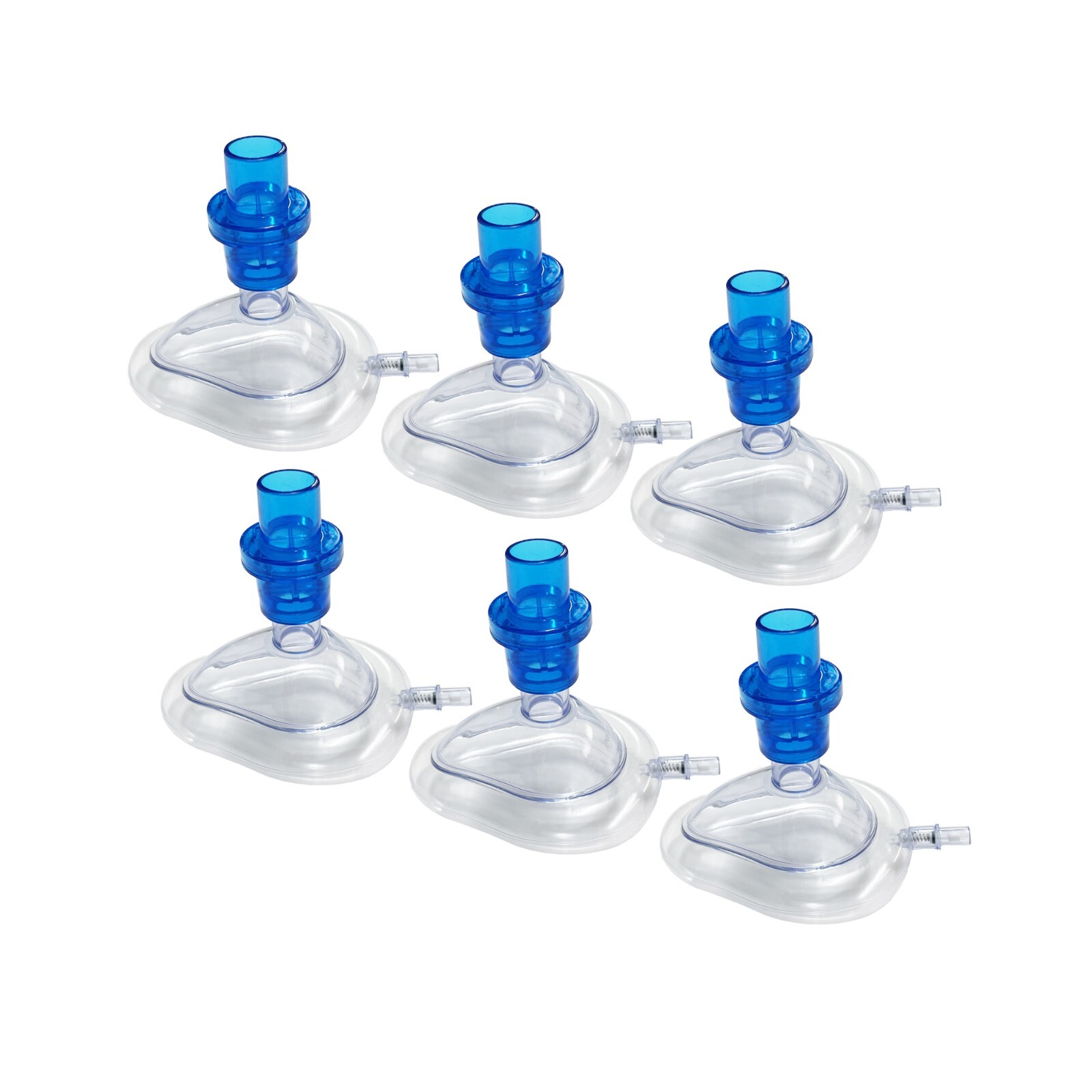 6 sets/lot Infant CPR Training Masks with one Way Training valves