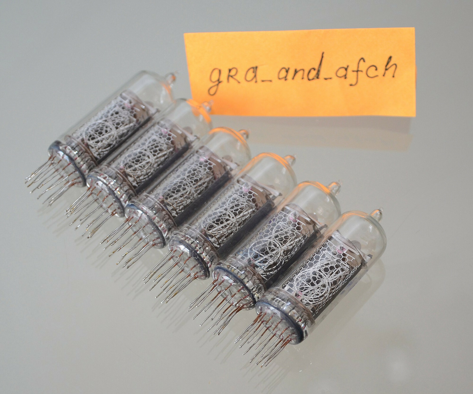 IN-14 Nixie Tubes UNUSED TESTED [6 pcs SET] FAST DELIVERY UPS 3-5 Days