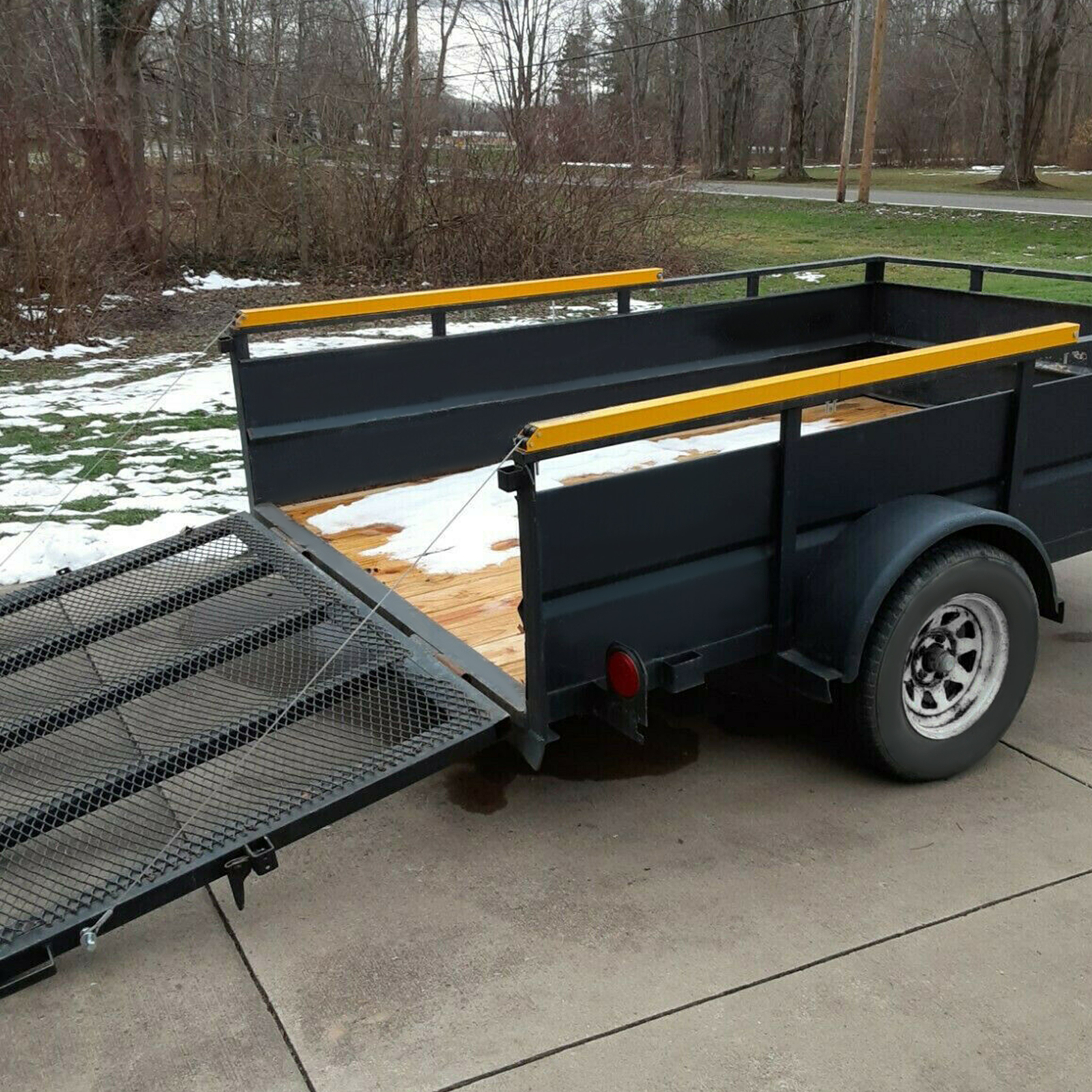 2 Sided Tailgate Utility Trailer Gate & Ramp Lift Assist System