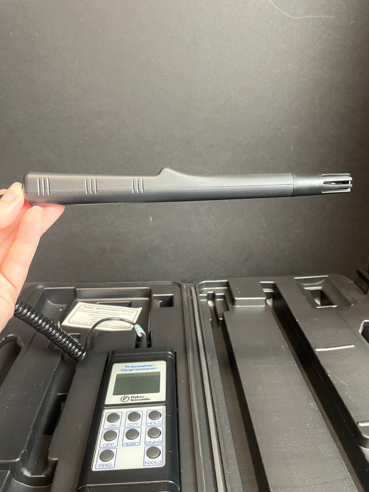 Fisher Scientific Traceable Memory Hygrometer Thermometer