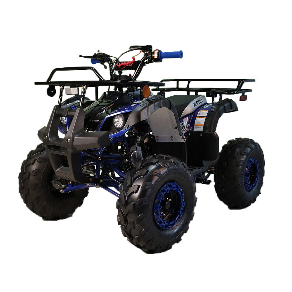 X-PRO Hawk 125cc ATV Quad 4 Wheeler Gas Powered for Kids Youth, LED Headlights