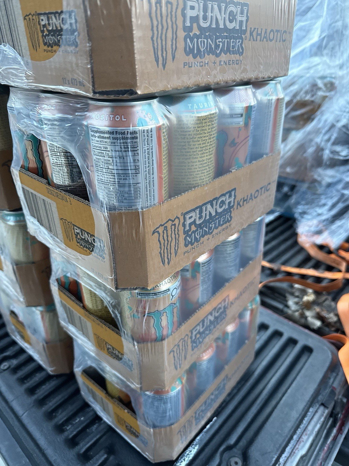 12 Pack Monster Energy Khaotic 12x 473ml Khaotic