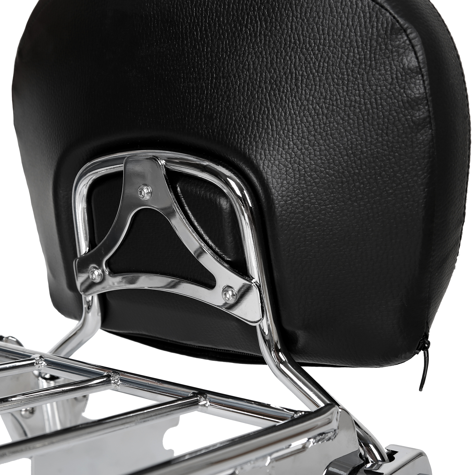 Detachable Sissy Bar Backrest Luggage Rack For Harley Road Street Glide 97-08