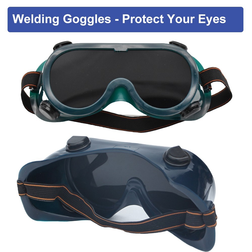 Oxygen Acetylene Gas Cutting Torch Regulator Welding Kit w/15' Hose Glasses Case