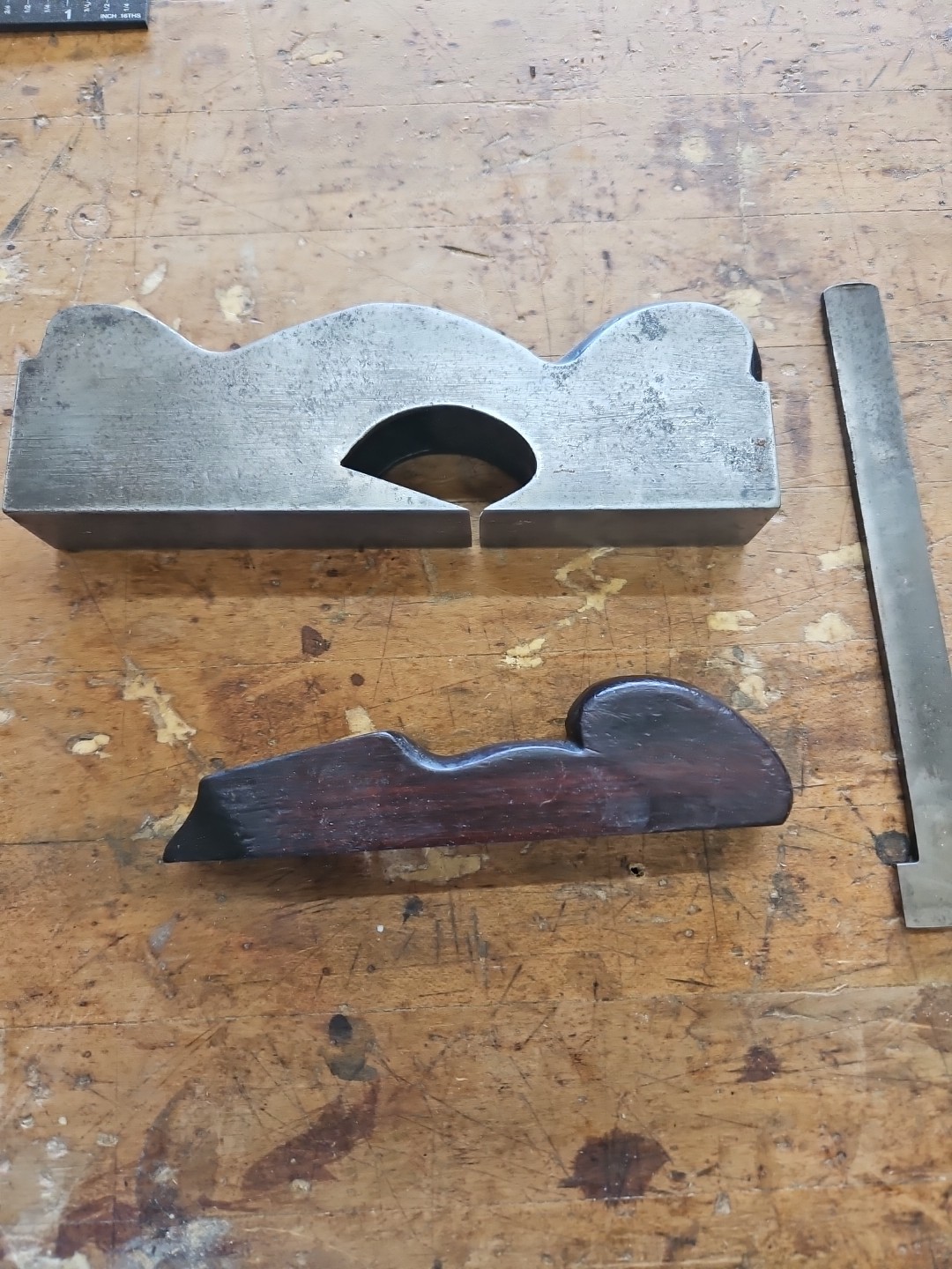 British Infill Rabbet Plane 1 Inch Rosewood with Sorby Blade