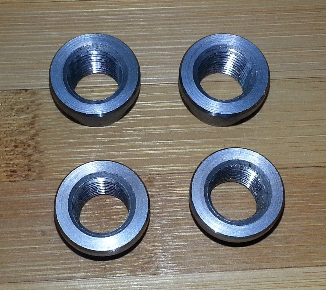 1/8" NPT STAINLESS STEEL Weld Bungs TEMP, tank fitting low profile USA MADE