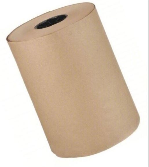 Brown Kraft Paper 12" x 720 ft Roll 50 lb Basis Weight Packaging Shipping