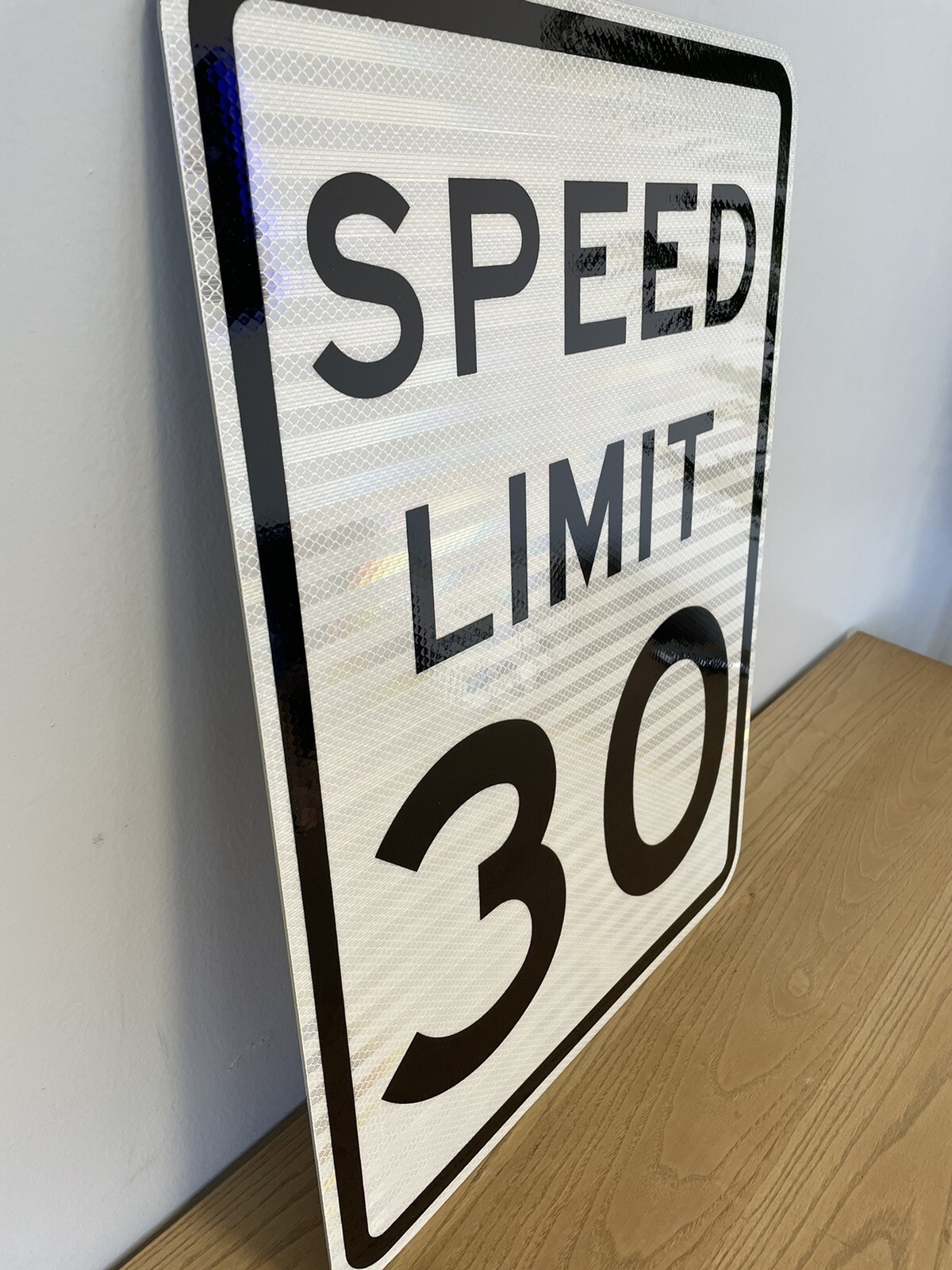 Speed Limit 30 Sign, 18” x 24” Aluminum, Highly Reflective Road Sign