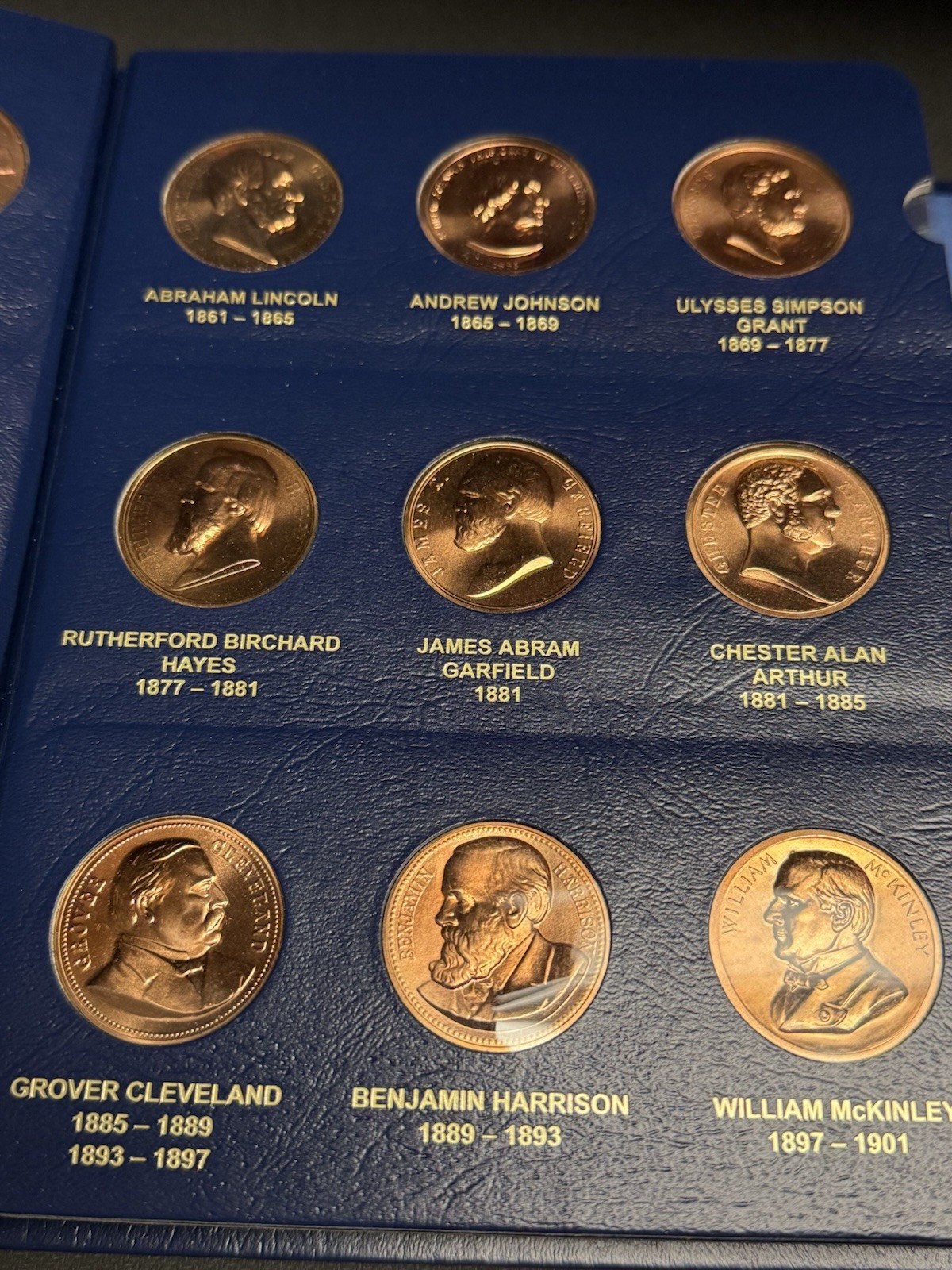COMPLETE Set of 43 Bronze MEDALS OF THE PRESIDENTS by The United States Mint