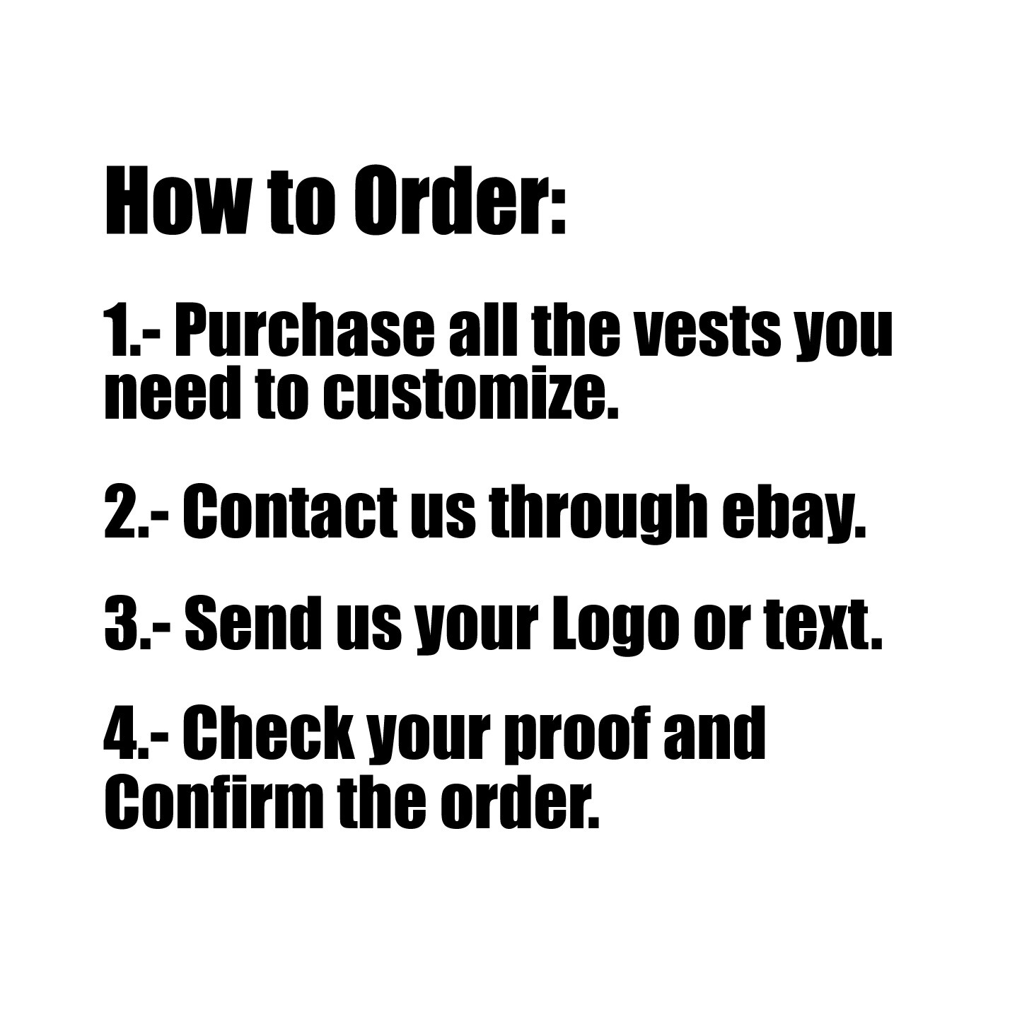 Safety Vest CUSTOM Hi-Vis PERSONALIZED Print in full color