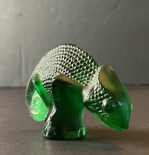 Lalique Emerald Green Chameleon 1 Of My Over 400 + Lalique Listings
