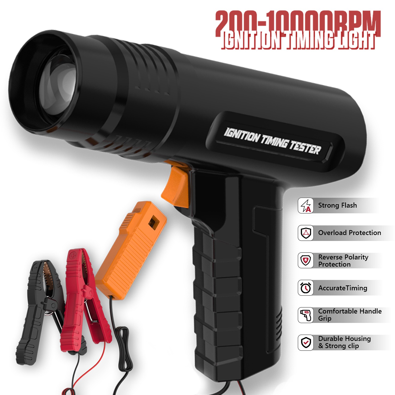 Petrol Engine Ignition Timing Gun 12V Timing Tool with Xenon Flash Professional