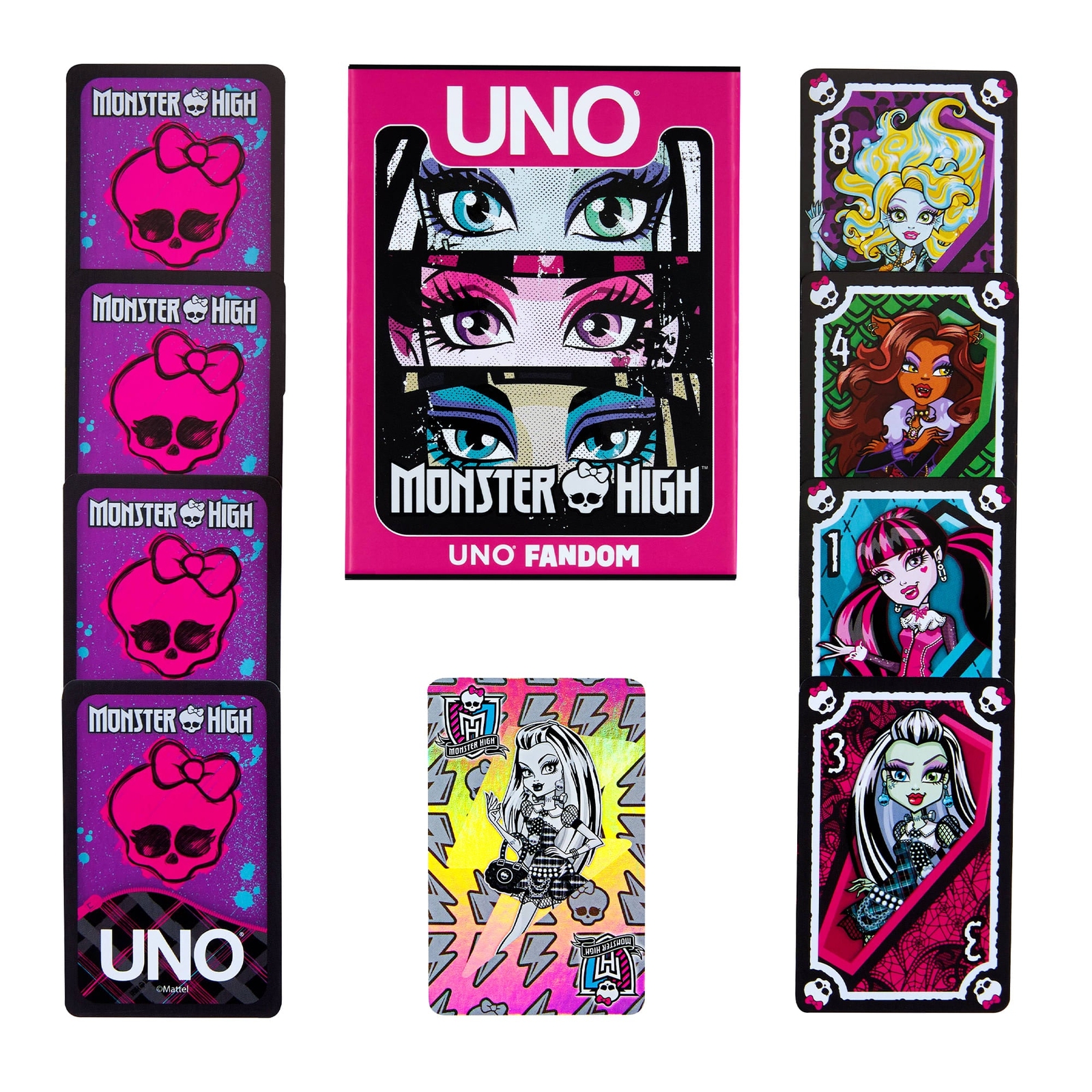 ✨ Monster High x UNO Fandom Game Deck Mattel ✨