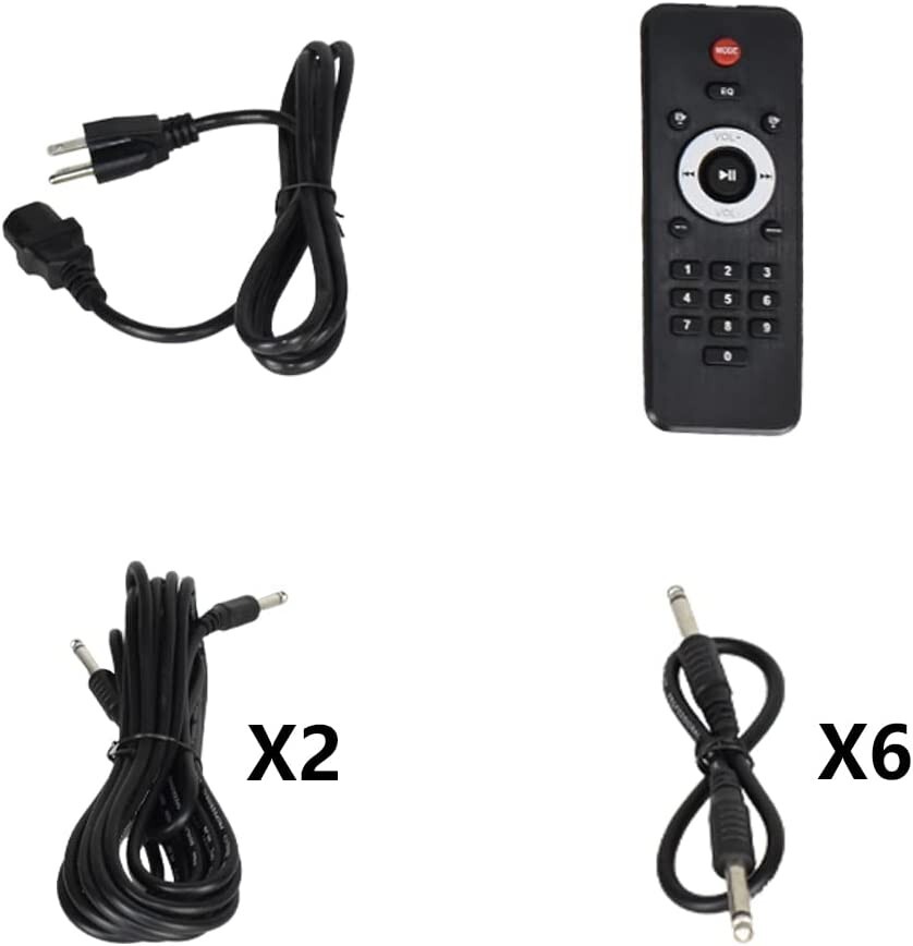 proreck CLUB 3500 PA Speaker System DJ Powered Combo Set 15 inch subwoofer 3000W