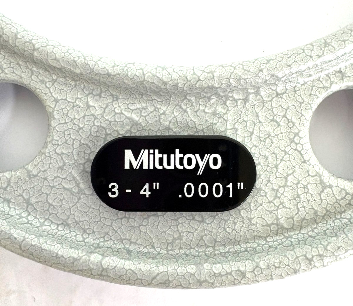 3-4" MITUTOYO MCROMETER 103-218 NEW RATCHET THIMBLE CARBIDE FACE .0001"