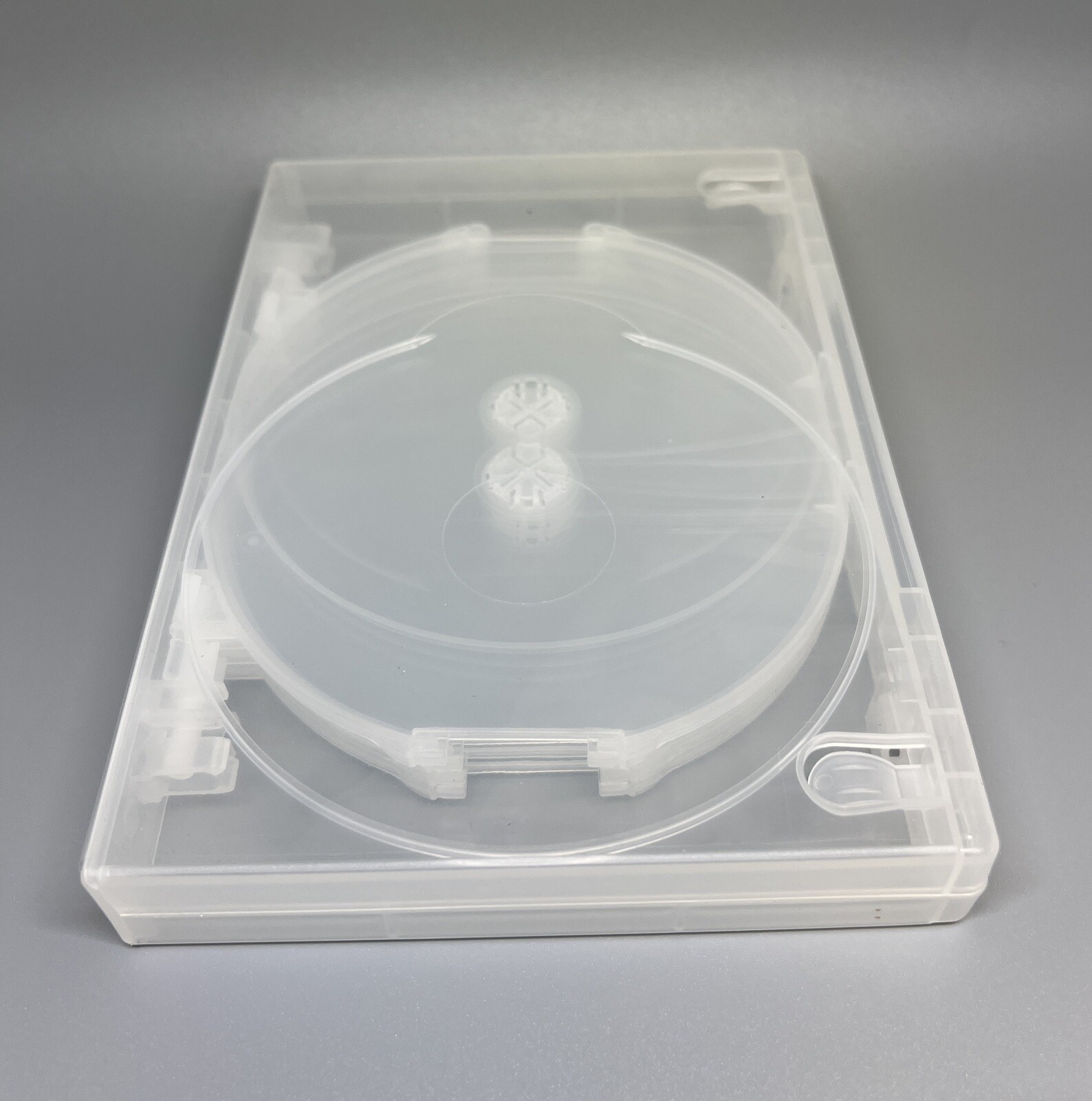 2 TOP QUALITY 25MM 8-DISC DVD CASE, SUPER CLEAR, CLIP, VIVA25MM08-CLR