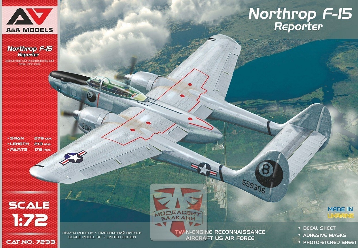 1/72 A&A Models AAM 7233 Northrop F-15A "Reporter"