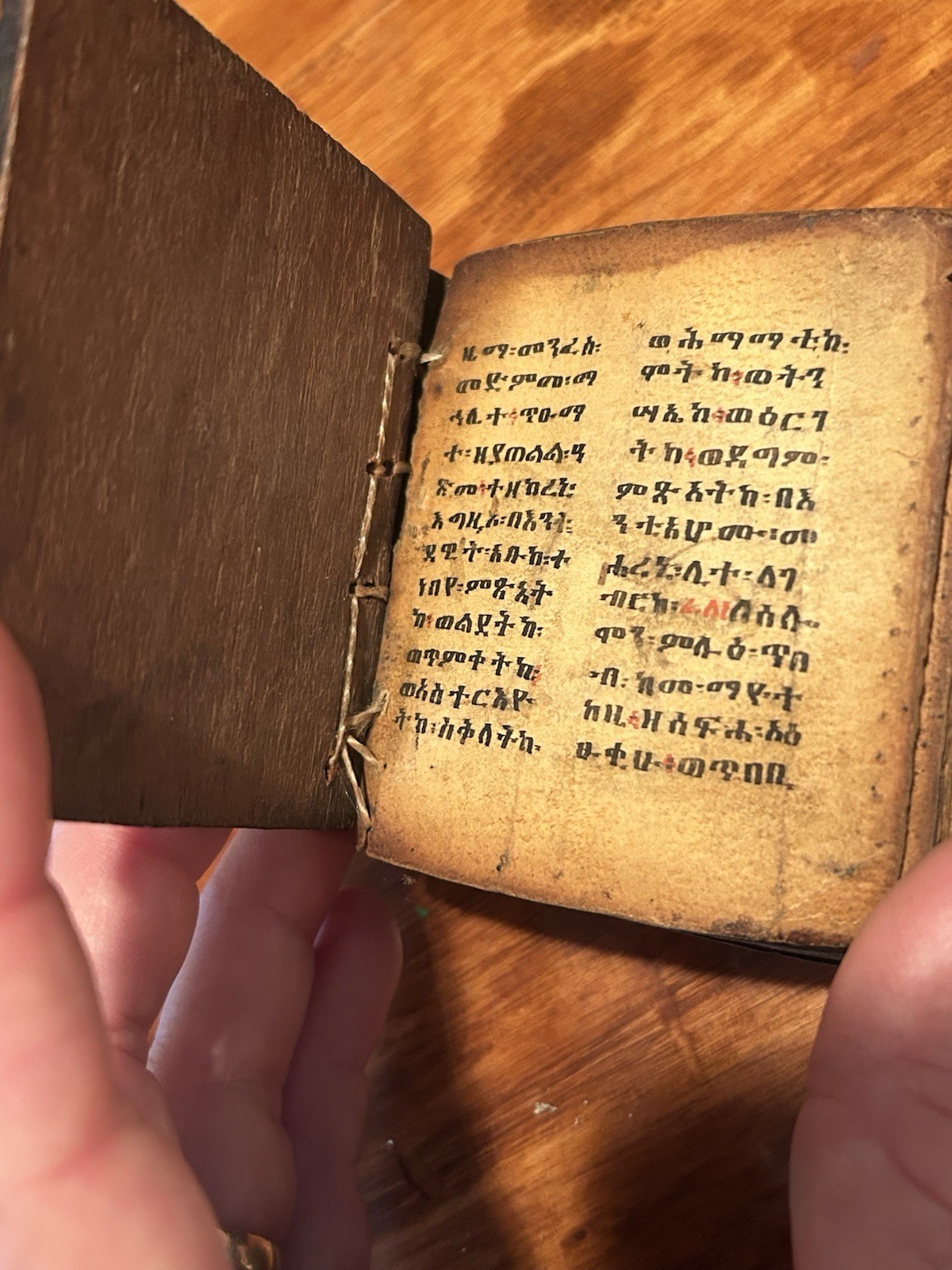 Antique African / Ethiopian Coptic Ge'ez Script Bible On Vellum w/ Docs 1800s