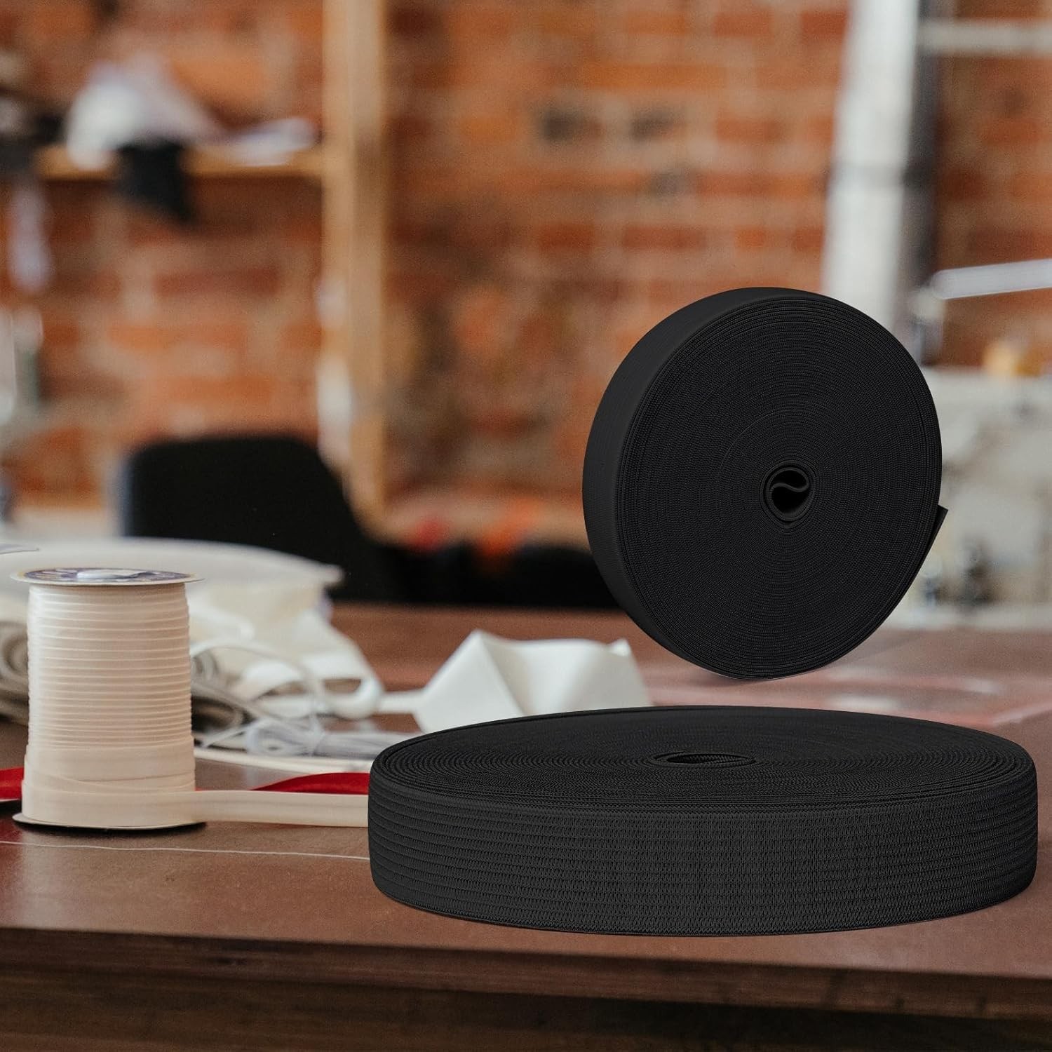 Elastic Band for Sewing, 3/4 Inch x 1 or 12 Yard High Elasticity Sewing Elastic