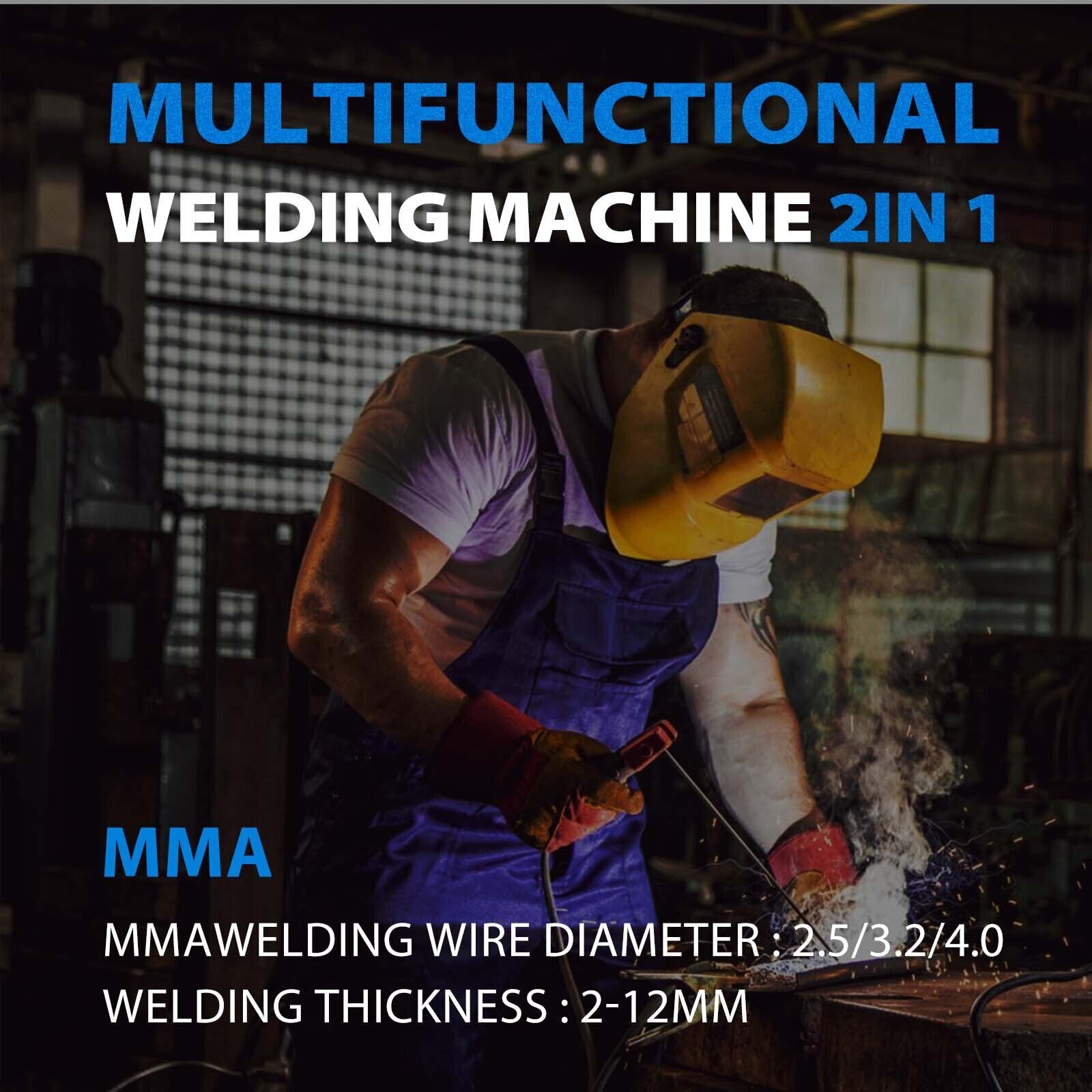 NEW HITBOX AC/DC Aluminum TIG Welder 200A Pulse Digital MMA TIG Welding Machine