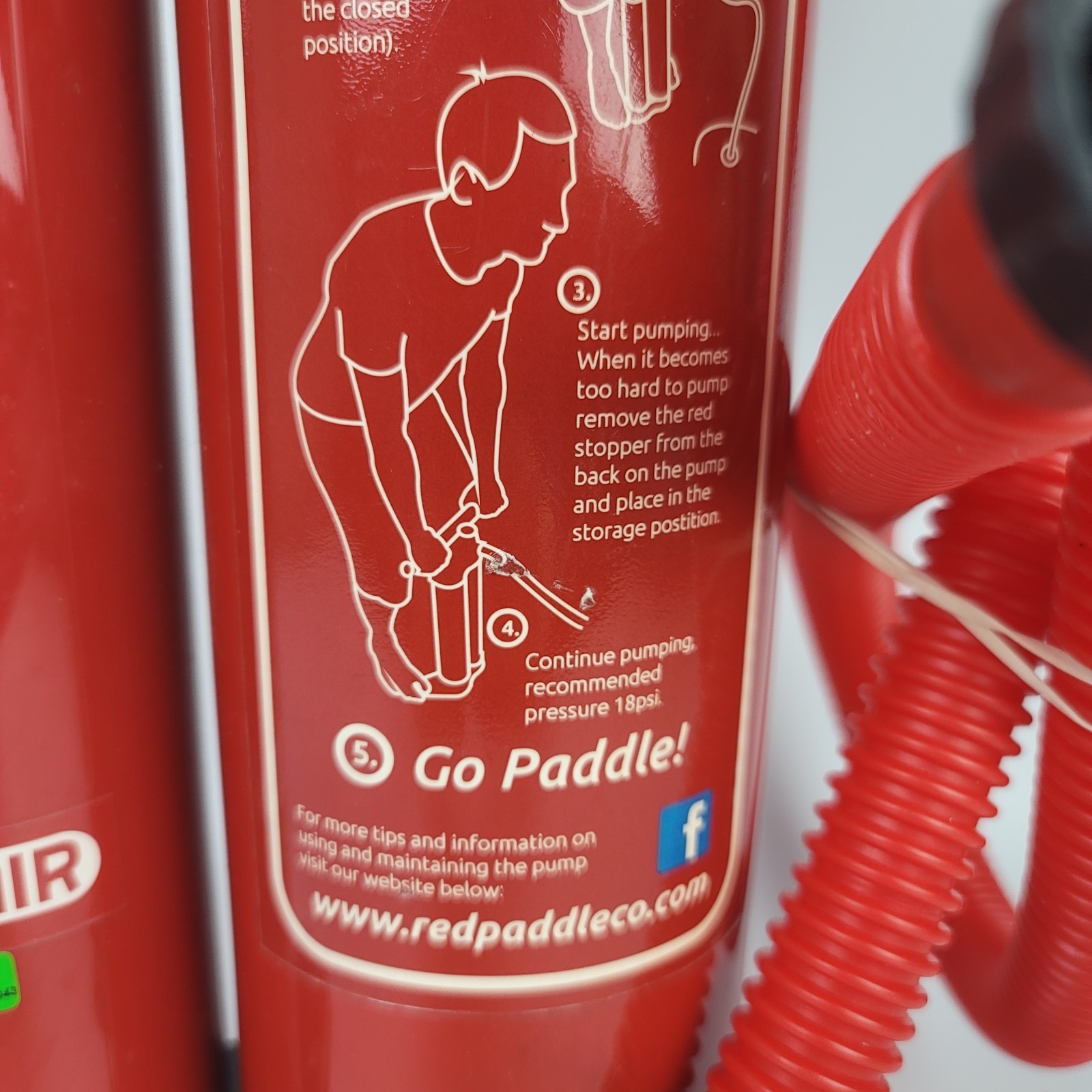 Red Paddle Co Titan Air Pump Stand Up SUP Inflatable Board Water Sport Equipment