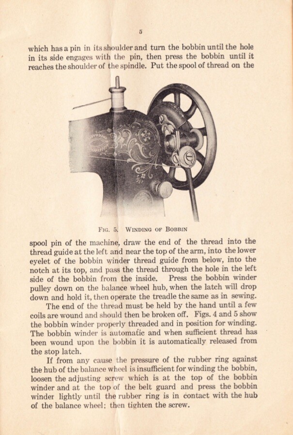 Large Deluxe-Edition Instructions Manual for Singer 66-1 Sewing Machine