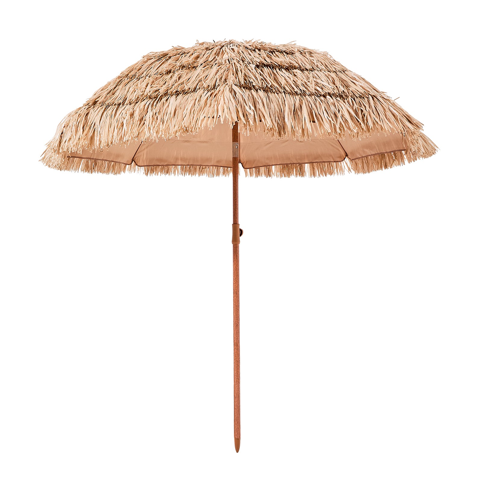 Tiki Umbrella Thatched Patio Umbrella 6 ft Poolside Patio Beach Umbrella
