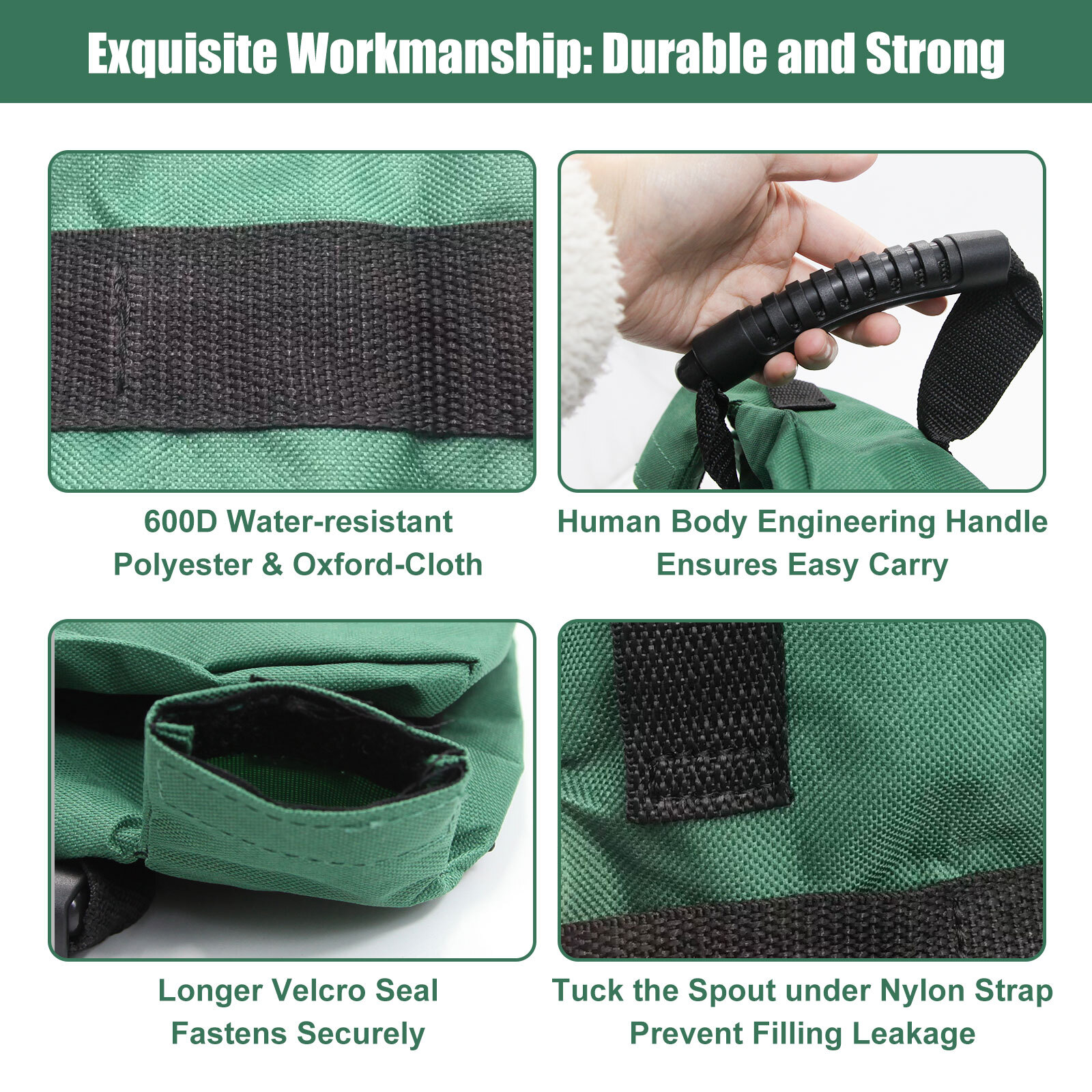 Tactical Shooting Gun Rest Bench Front&Rear Stand Bag Hunting Combo Set Unfilled