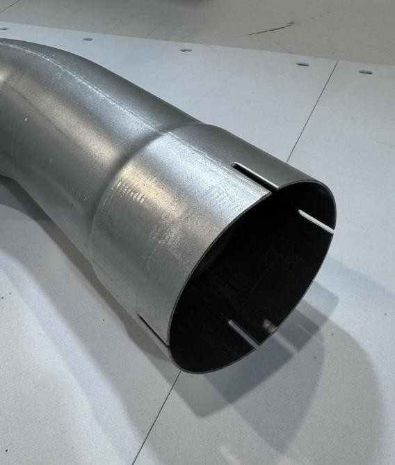 5" ID/OD Aluminized Steel 45 Degree Exhaust Elbow Pipe Mandrel Bend 8 " Long Leg