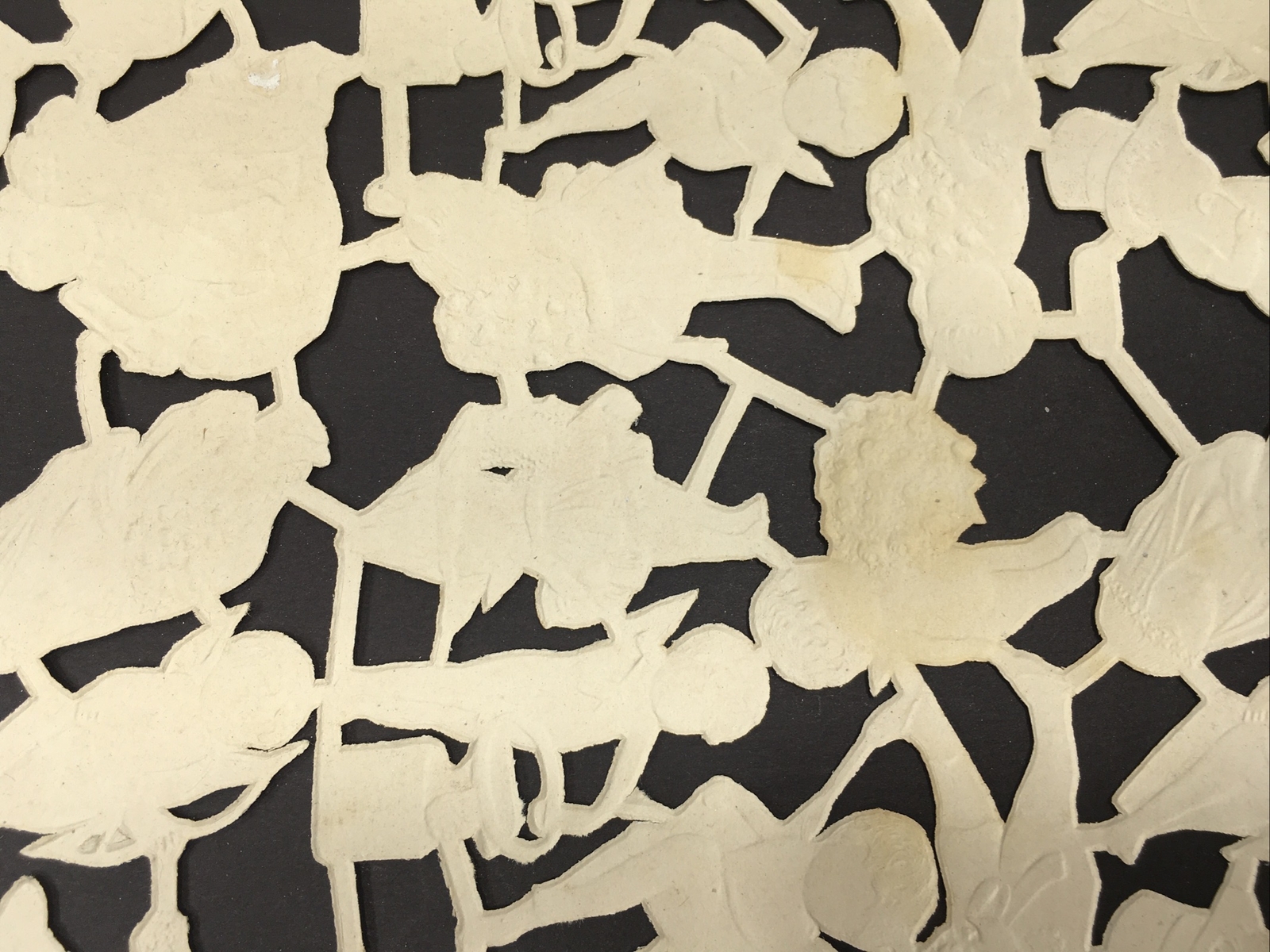 Vintage Germany AGPCO 33197 Victorian Wedding Cupid Die Cut Scrapbook