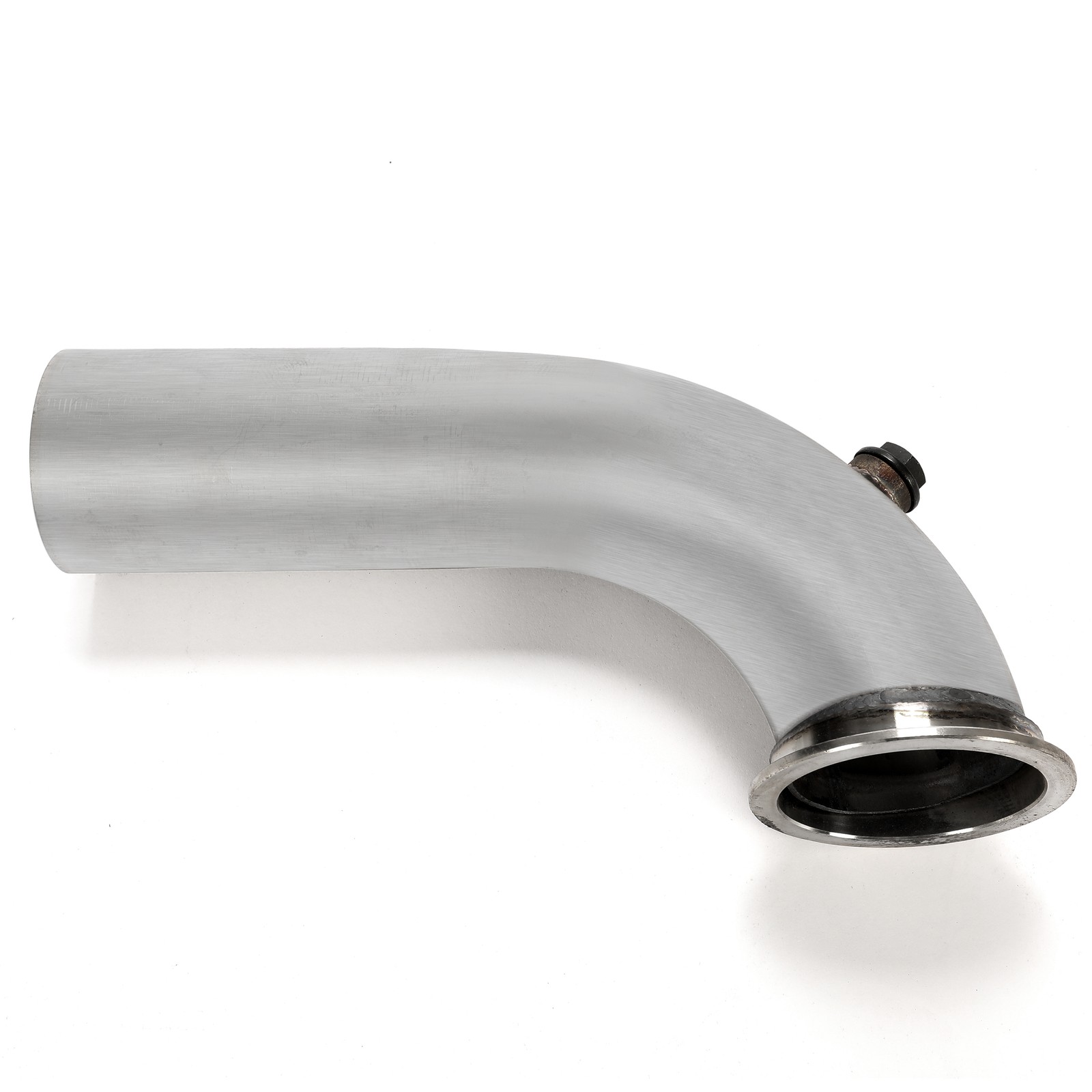 3" V-Band Adapter Down Pipe 90 Degree For Turbo HY35 HE351 409 Stainless Steel