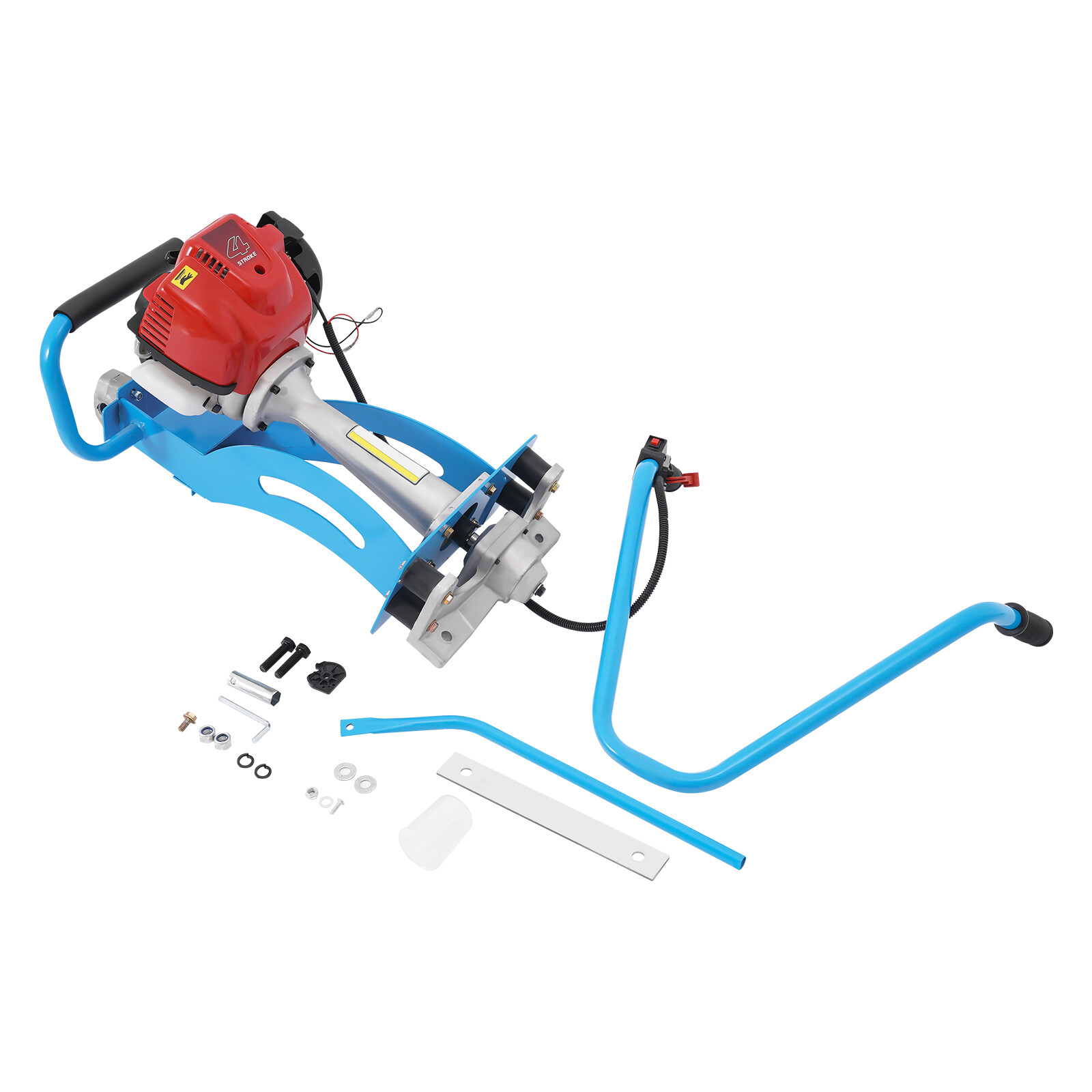 35.8CC Concrete Vibrating Machine 4 Stroke Power Screed Cement Concrete 260Kg