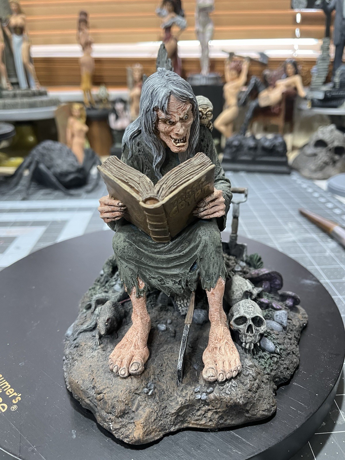 The Crypt-Keeper Ghoulish Trio Statue (Custom Repainted) Read Description