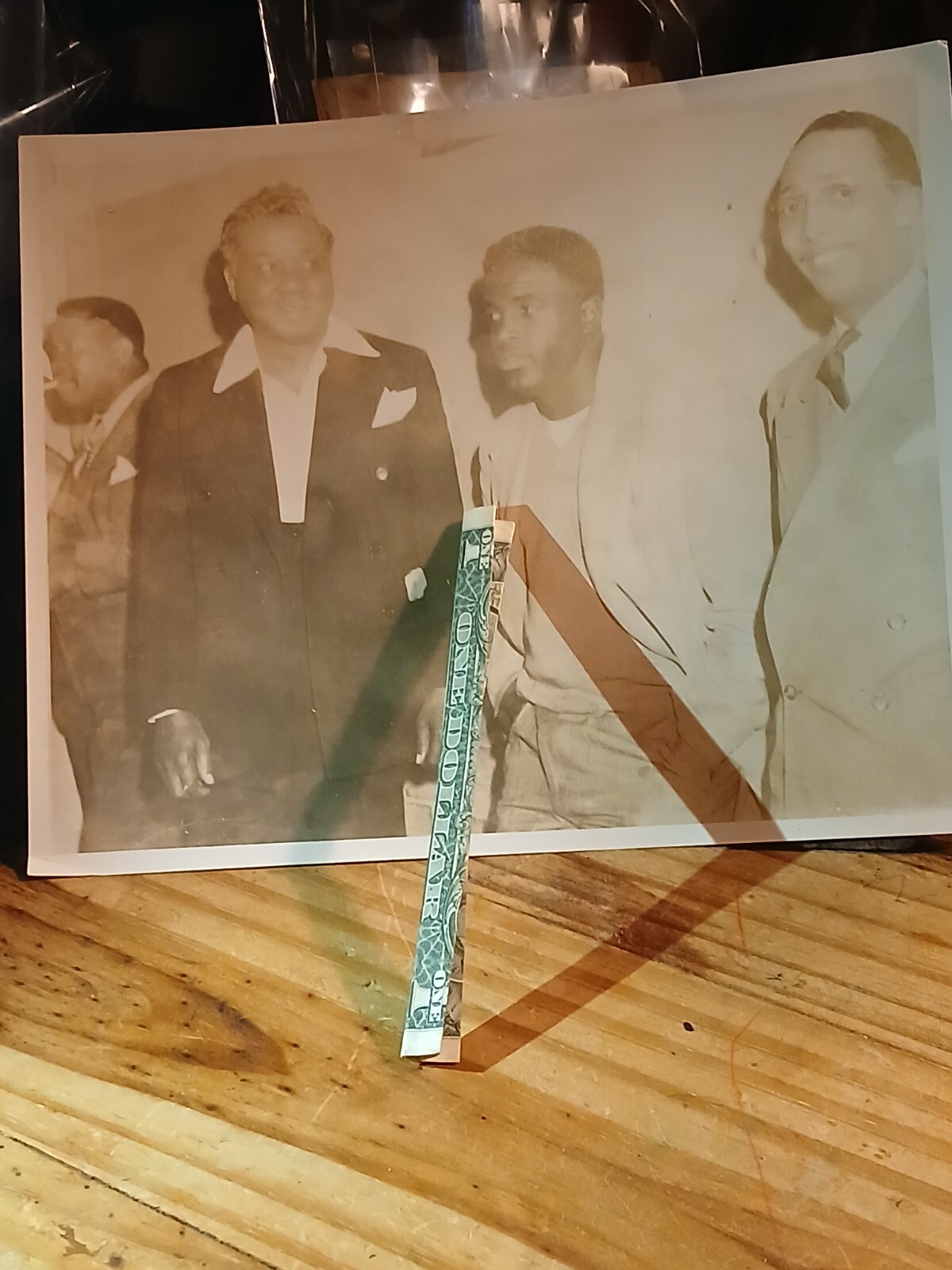 african american photo* Jackie Robinson * Calvin Littlejohn Photo * Fort Worth