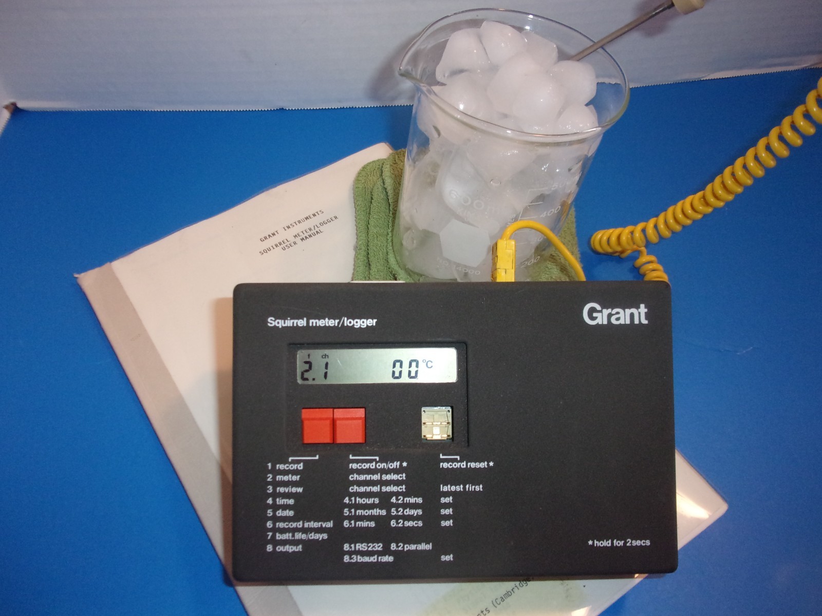 Grant SQ-4K Data Logger 12-BIt Squirrel Meter 0 to 250 C