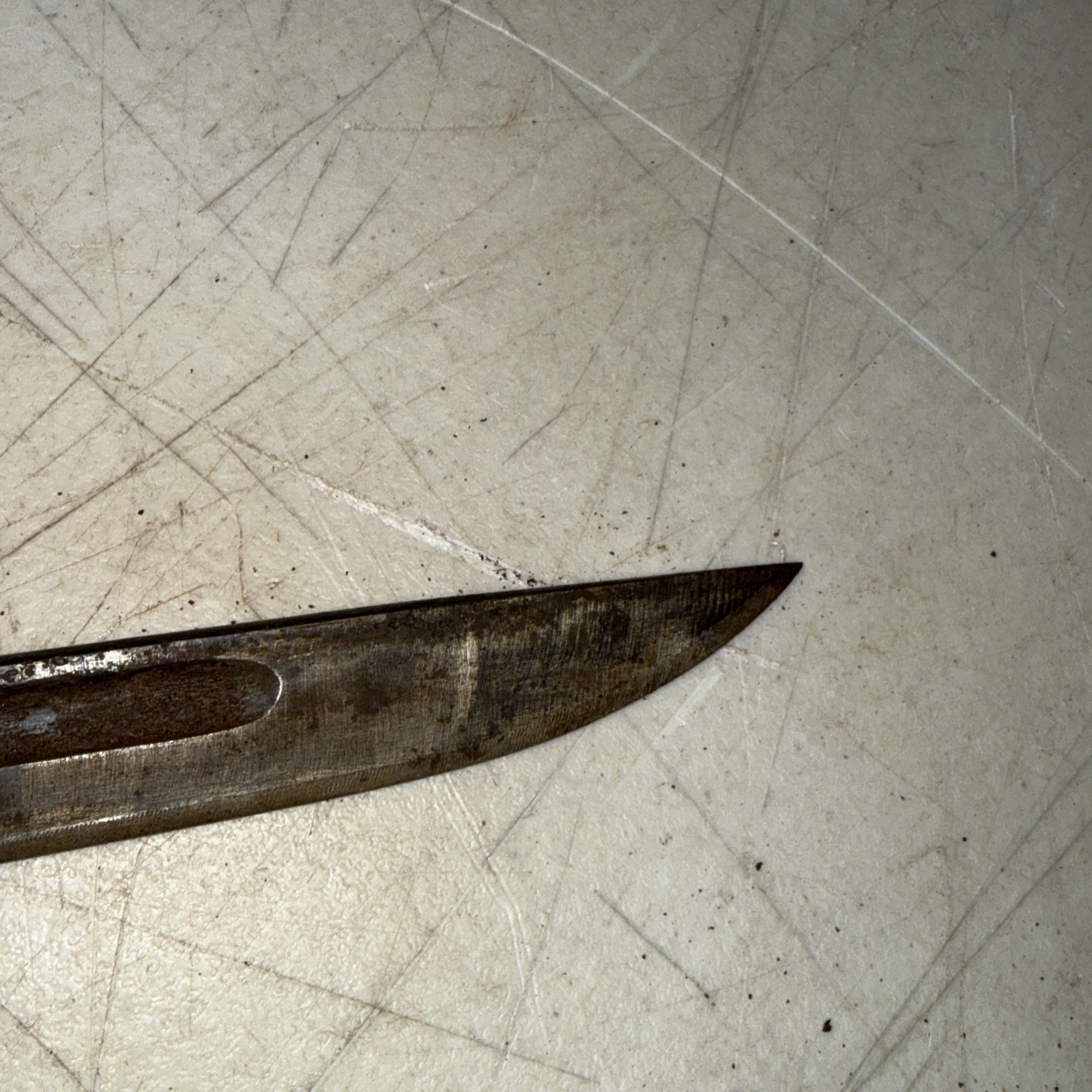 WW2 Japanese Arisaka Bayonet For Restoration. Very Rusty