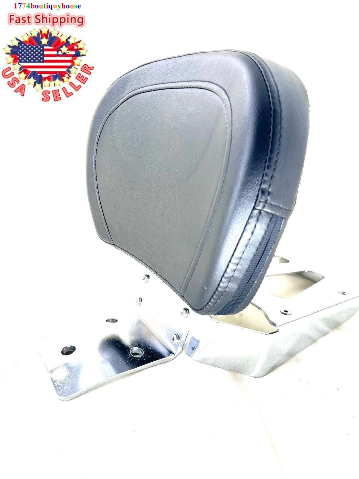 NEW Tall Backrest SISSY BAR LUGGAGE RACK Harley Softail Deuce 00-2007 51114-02HD