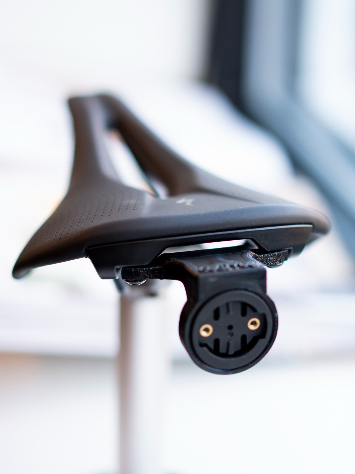 3D Print Garmin Varia Saddle Seat Mount For Specialized SWAT Saddle Selle Italia