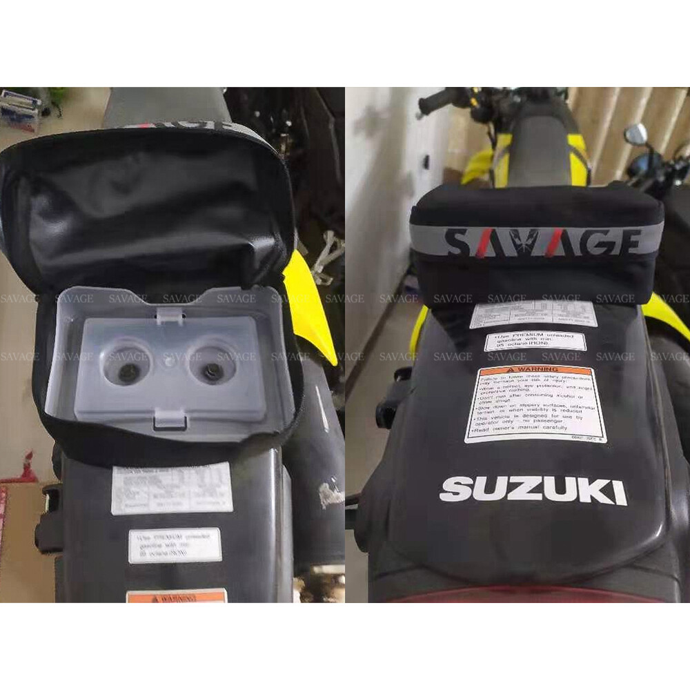 Black Fender Pack Tool Bag For SUZUKI DRZ400S DRZ400E DRZ 400SM DR-Z400 S/SM/E