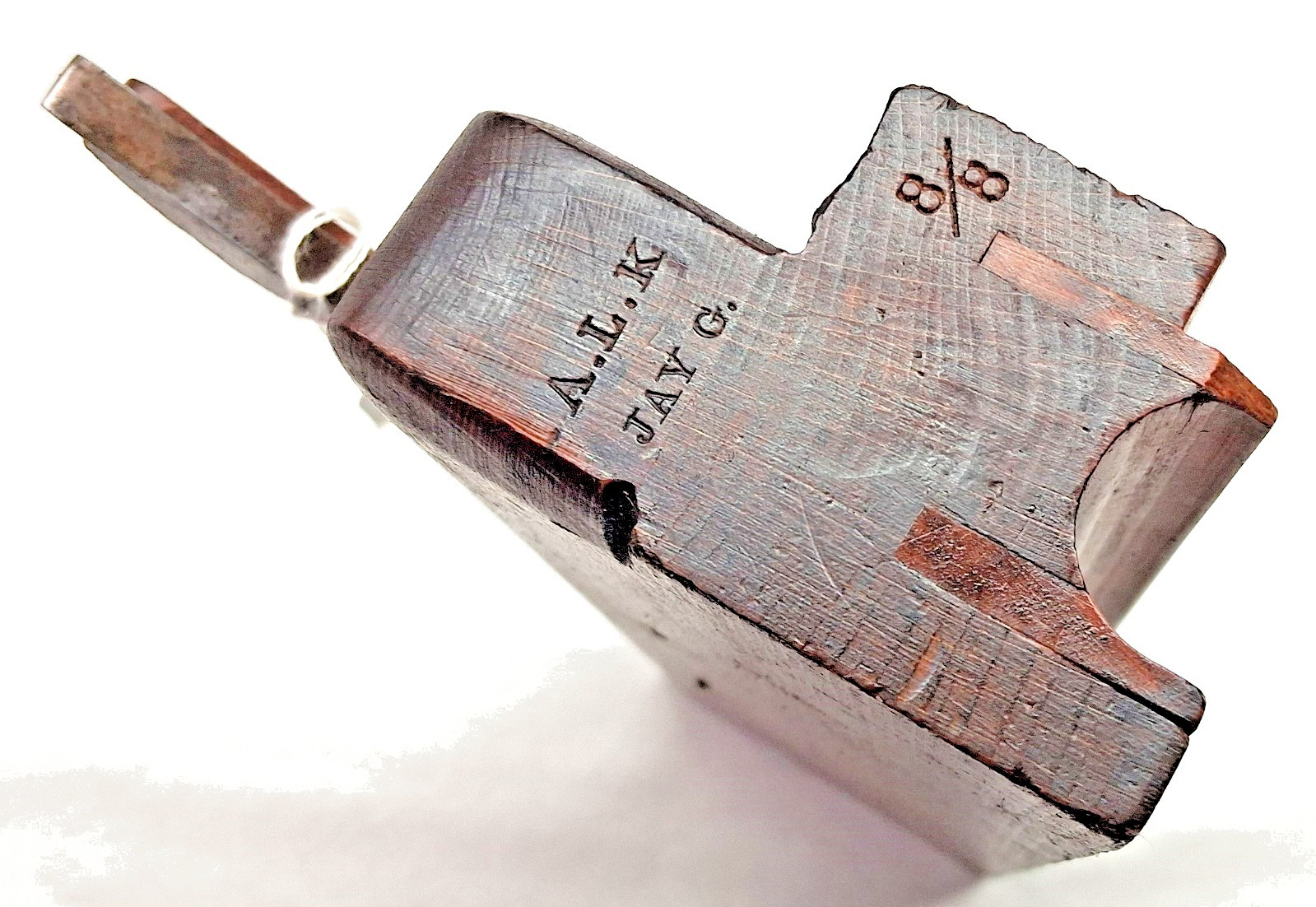 Wooden Hollow Wood Plane, C.W. HOLDEN Woodworkers Molding Plane