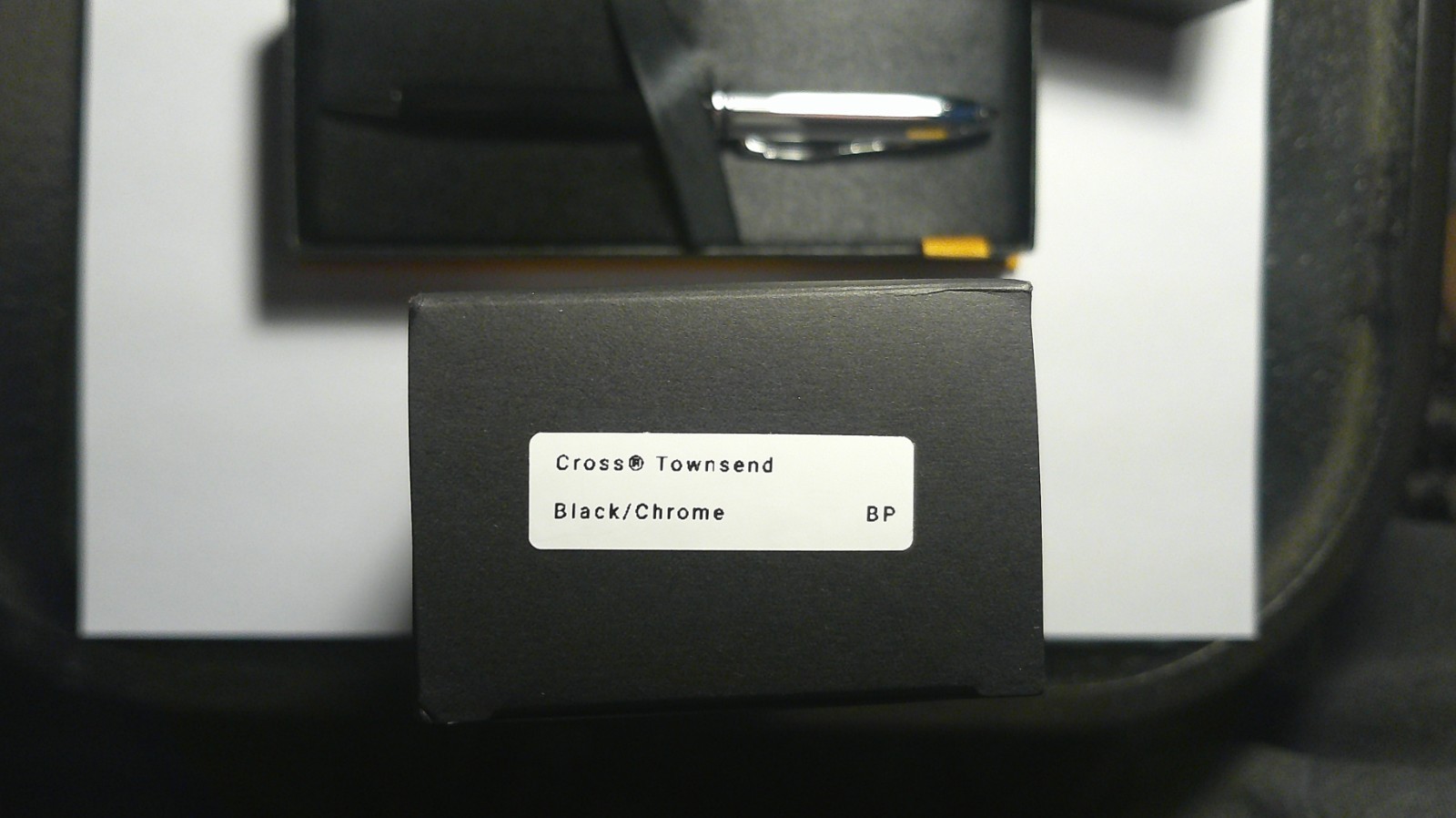 Cross Townsend Tuxedo Chrome and Black Ballpoint- NEW Stock - Retail $140