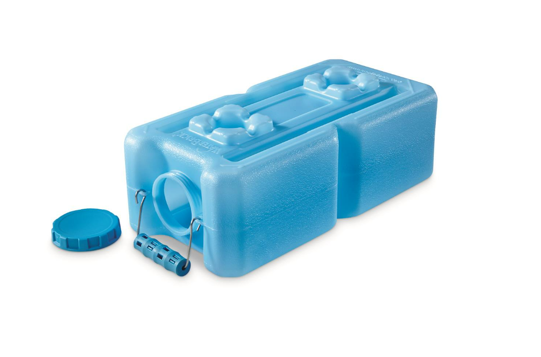 (4-Pack) Portable Camping Water Storage Container 3.5 Gallon Stackable BPA Free