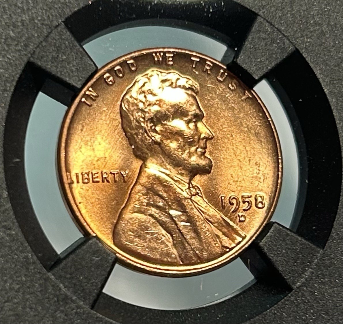 1904-O $1 Morgan Silver Dollar NGC MS61 + 1958-D BU Lincoln Cent Whatnot Labels