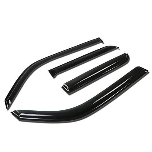 Set of 4 Tape-On Window Rain Guards Compatible with 2010-2013 4 Runner N280