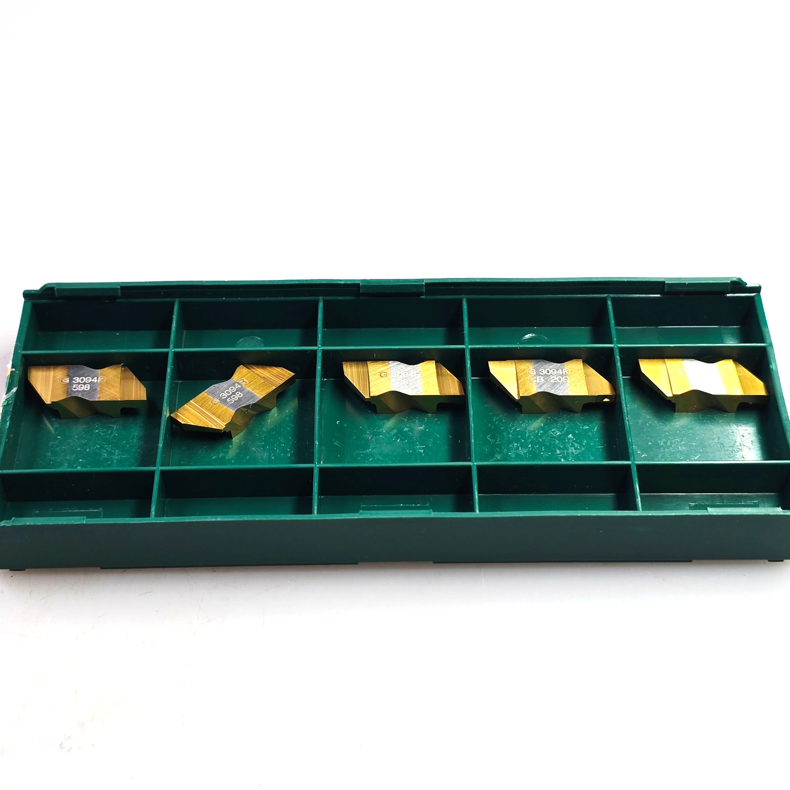 Tool Flo FLG 3094R GP3R Carbide Top-Notch Grooving Inserts (Box of 5) NG3094R