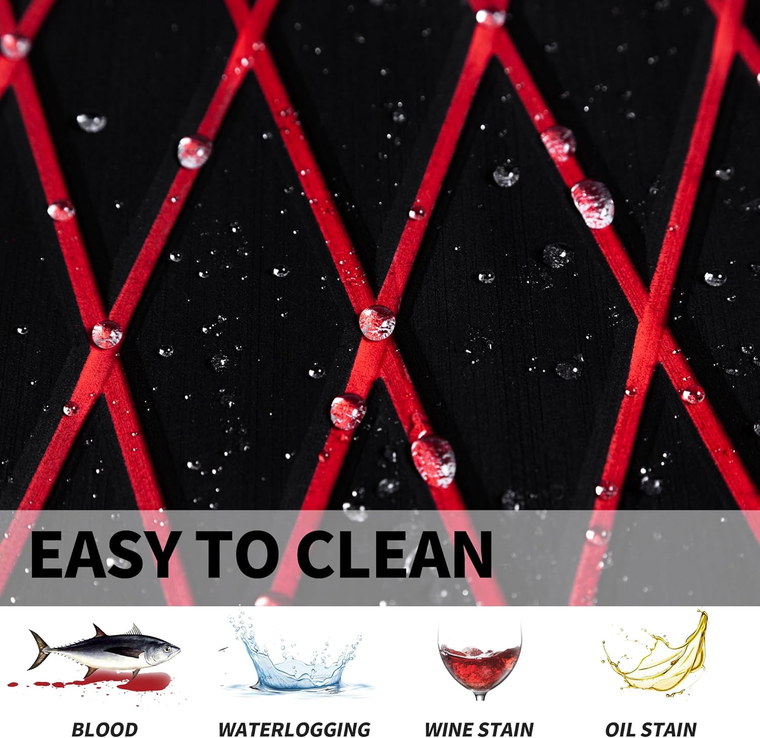 Boat Flooring - EVA Foam Boat Decking - Marine Mat Self-Adhesive Flooring Sheet